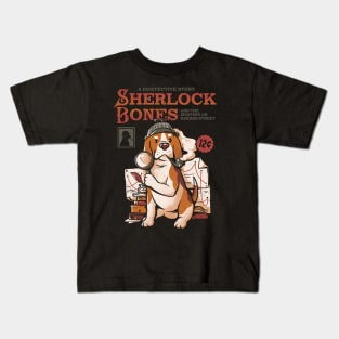 Sherlock Bones - Cute Dog Quotes Gift Kids T-Shirt